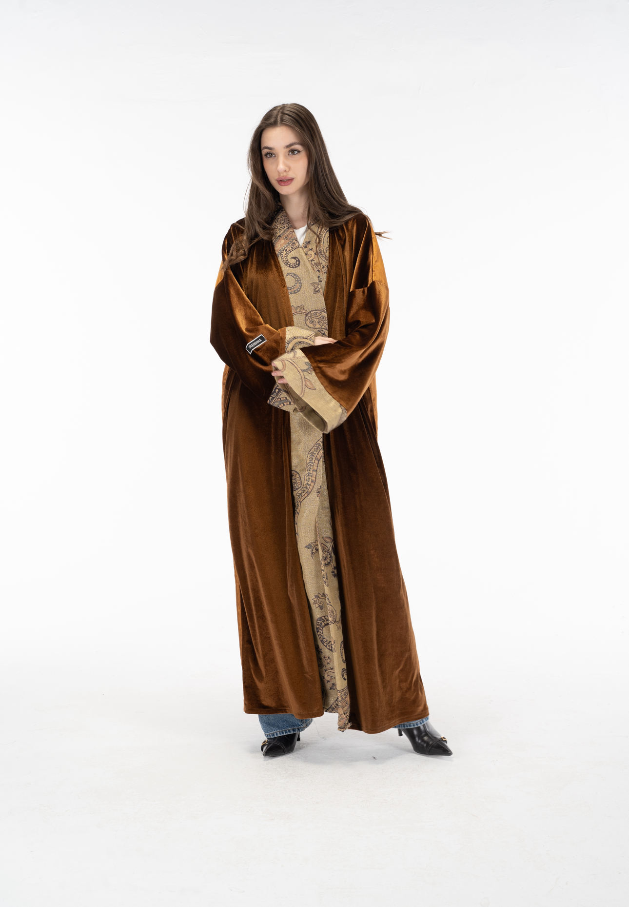 Brown Velvet kuftan