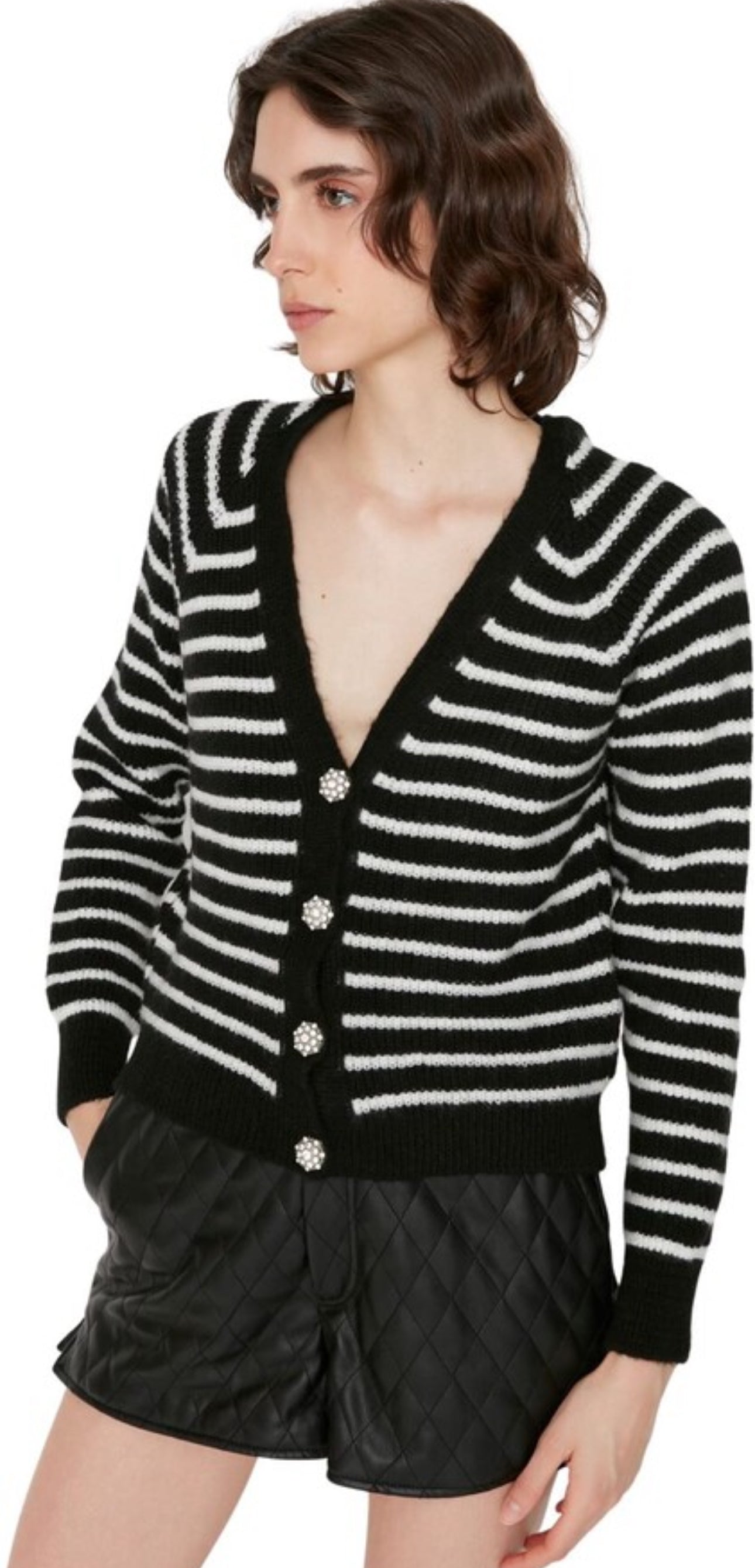 Pullover jacket striped
