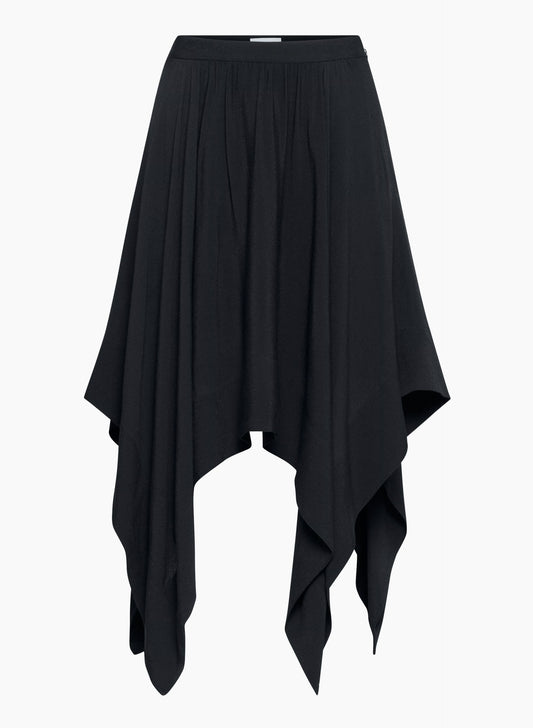 Black cut out skirt