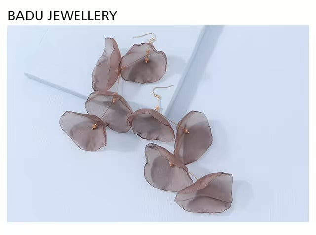 Flower earrings