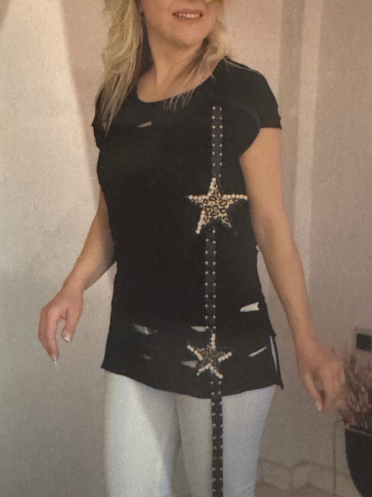 Black stars top