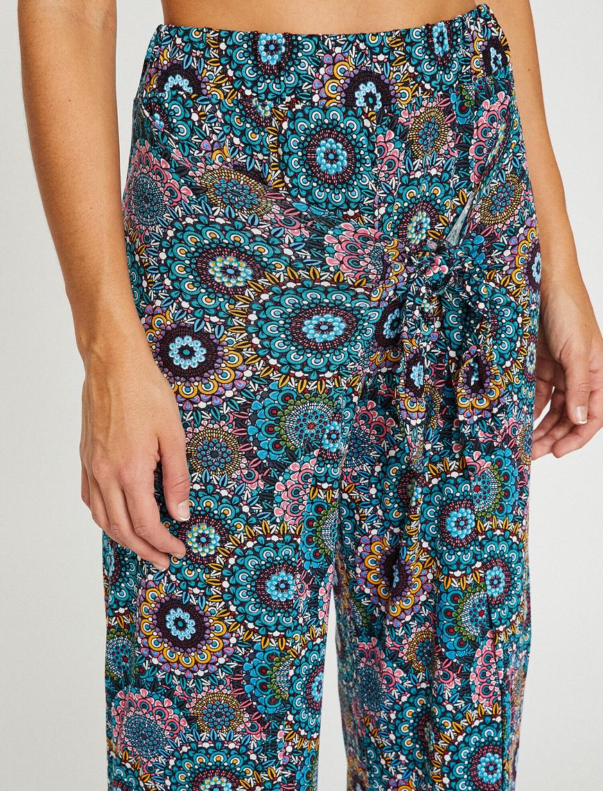 Flower pant open legs