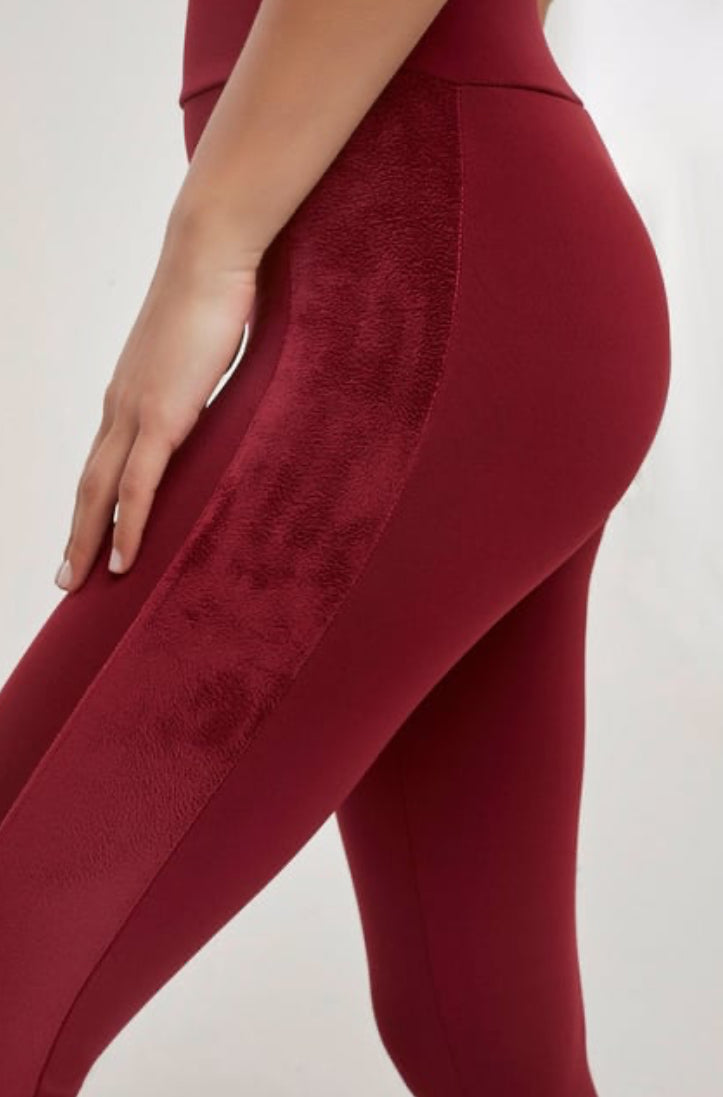 Penti velvet detailed leggings