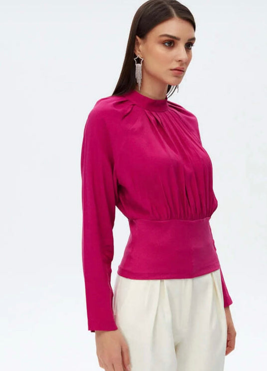 Fushia top shirt