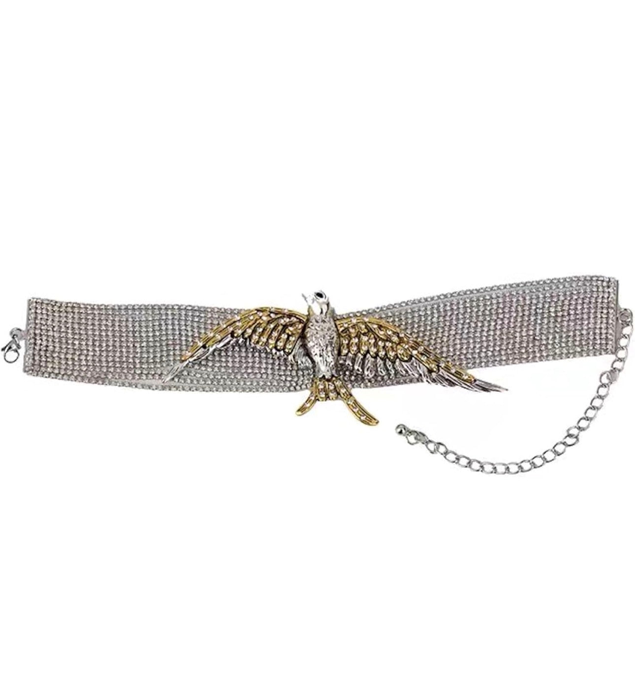 Bird diamond necklace